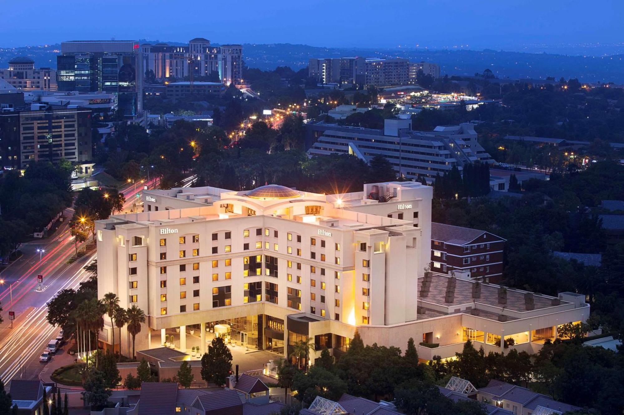 Hilton Sandton Joanesburgo Exterior foto